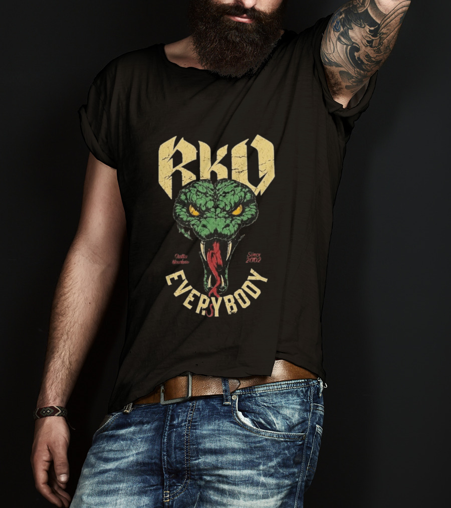 Randy Orton RKO Viper Outta Nowhere Everybody Since 2002 T-Shirt
