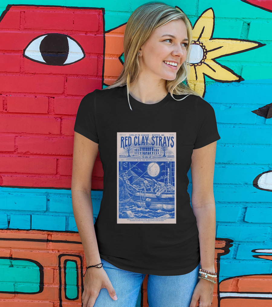 Live At TD Garden Boston MA August 1 2026 Red Clay Strays With The Revivalists T-Shirt
