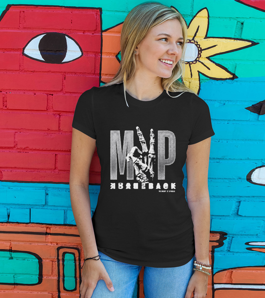 Shai Gilgeous Alexander MVP Back To Back 2025 2026 Oklahoma City Thunder NBA Skeleton Hand T-Shirt