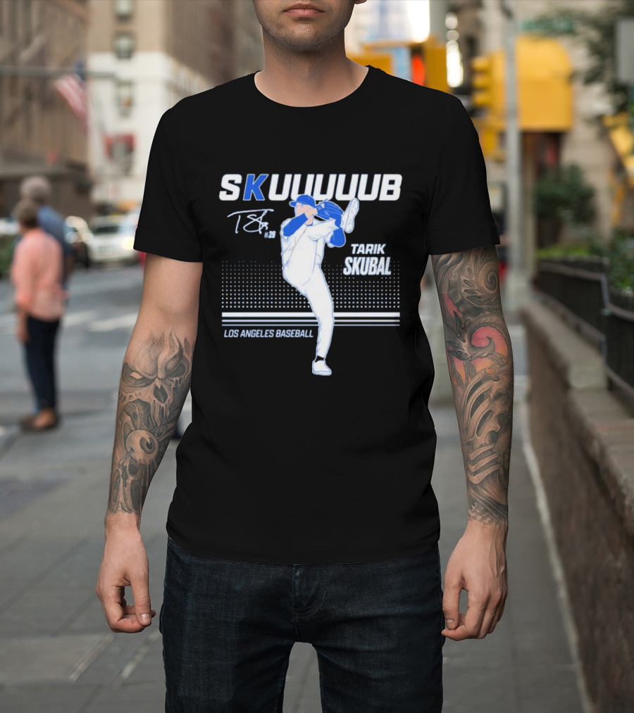 SKUUUUUB Tarik Skubal Los Angeles Baseball #29 T-Shirt