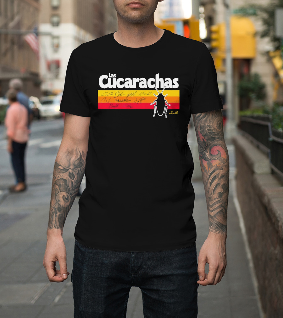 Houston Baseball Las Cucarachas Signature Series T-Shirt