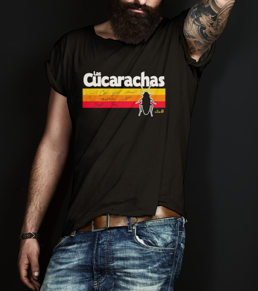 Houston Baseball Las Cucarachas Signature Series T-Shirt
