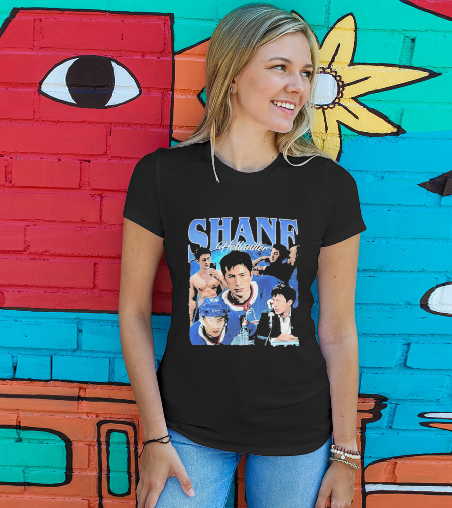 Shane Hollander Hockey Player Collage Hudson Williams T-Shirt