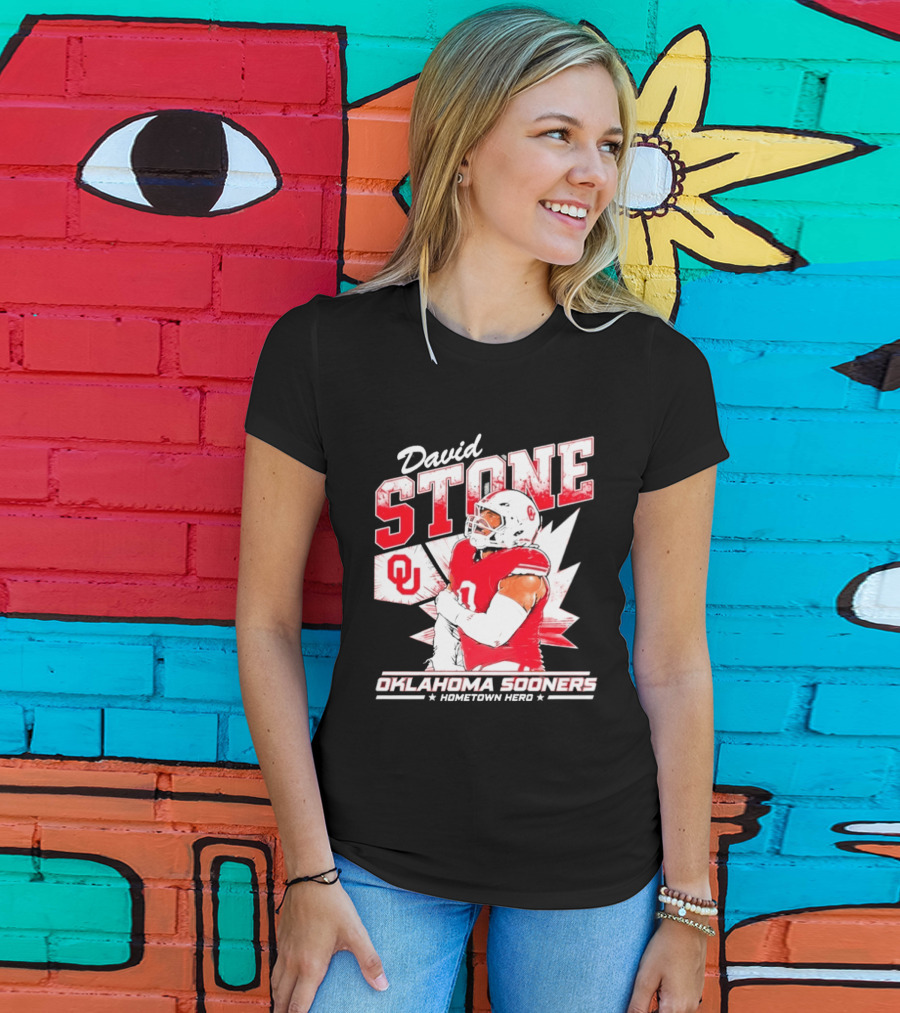 David Stone Oklahoma Sooners Hometown Hero OU Football Star T-Shirt