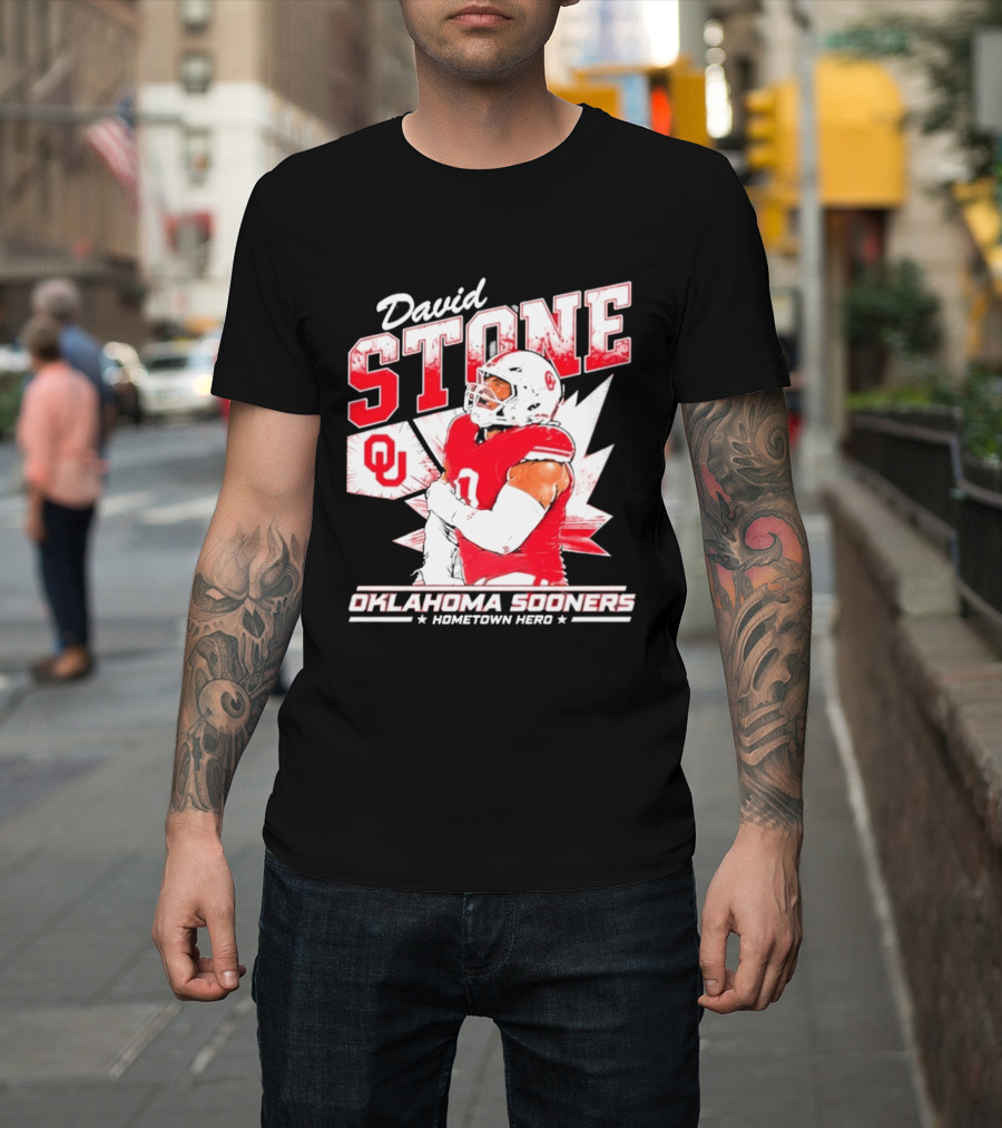 David Stone Oklahoma Sooners Hometown Hero OU Football Star T-Shirt