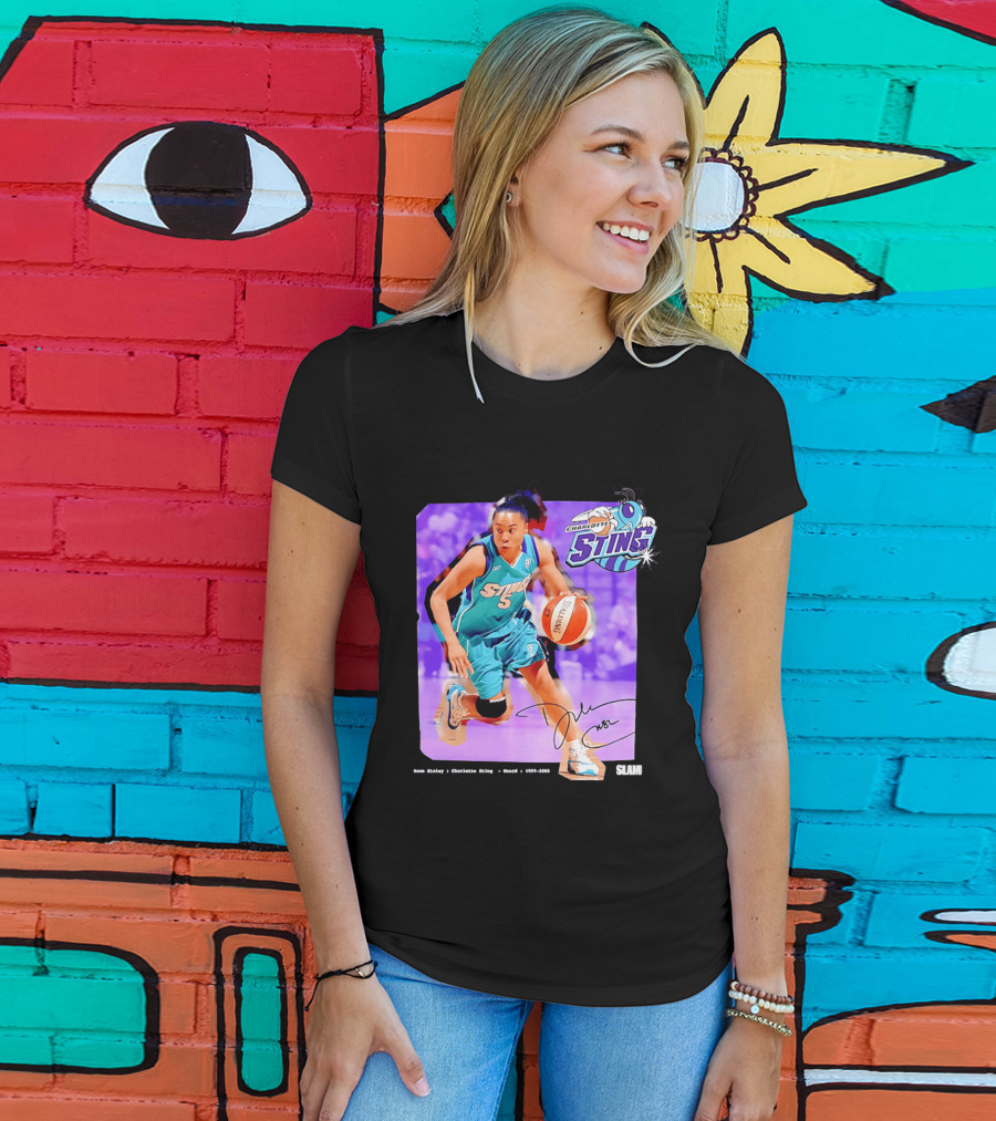 Dawn Staley Charlotte Sting WNBA Guard 1999 2005 T-Shirt