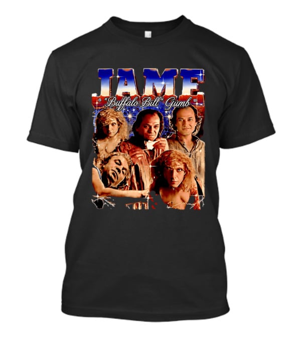 Buffalo Bill Gumb Silence Of The Lambs Movie Character Collage T-Shirt