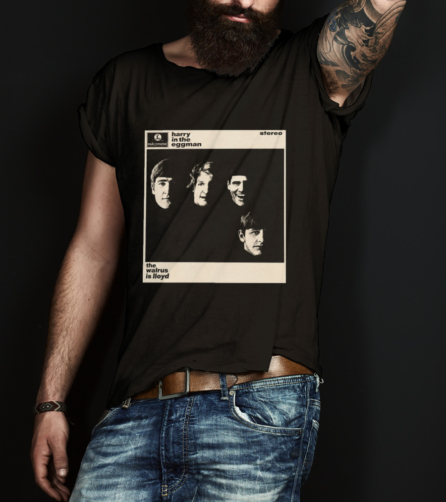 Parlophone Harry In The Eggman The Walrus Is Lloyd Stereo T-Shirt