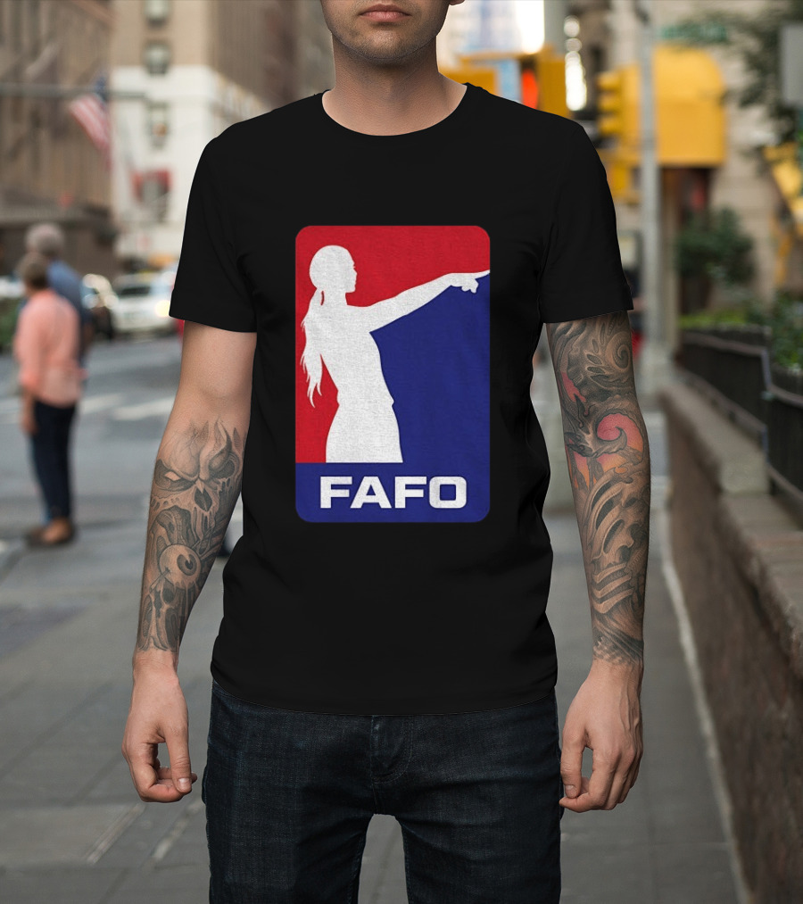 Sophie Cunningham FAFO Pointing Indiana Fever WNBA Fan T-Shirt