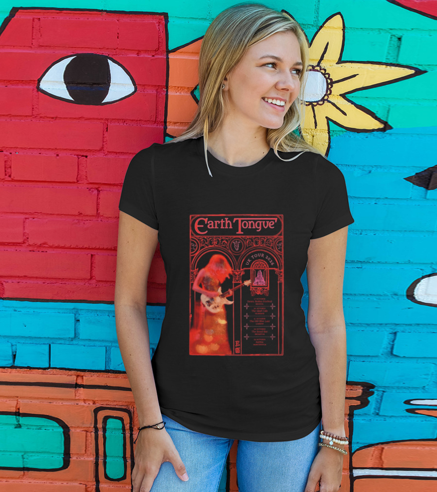 Earth Tongue UK Tour 2026 Down Stokes Festival Bristol Gilded Gothic Artistry T-Shirt