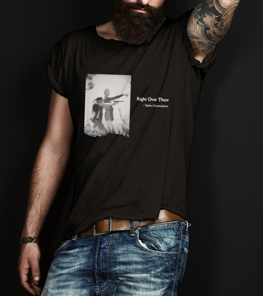 Right Over There Sophie Cunningham Vintage Western Scene T-Shirt