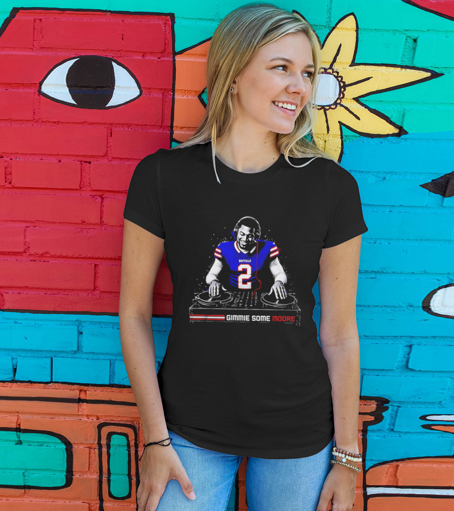 Buffalo Bills Player DJ Gimmie Some Moore Football Jersey T-Shirt