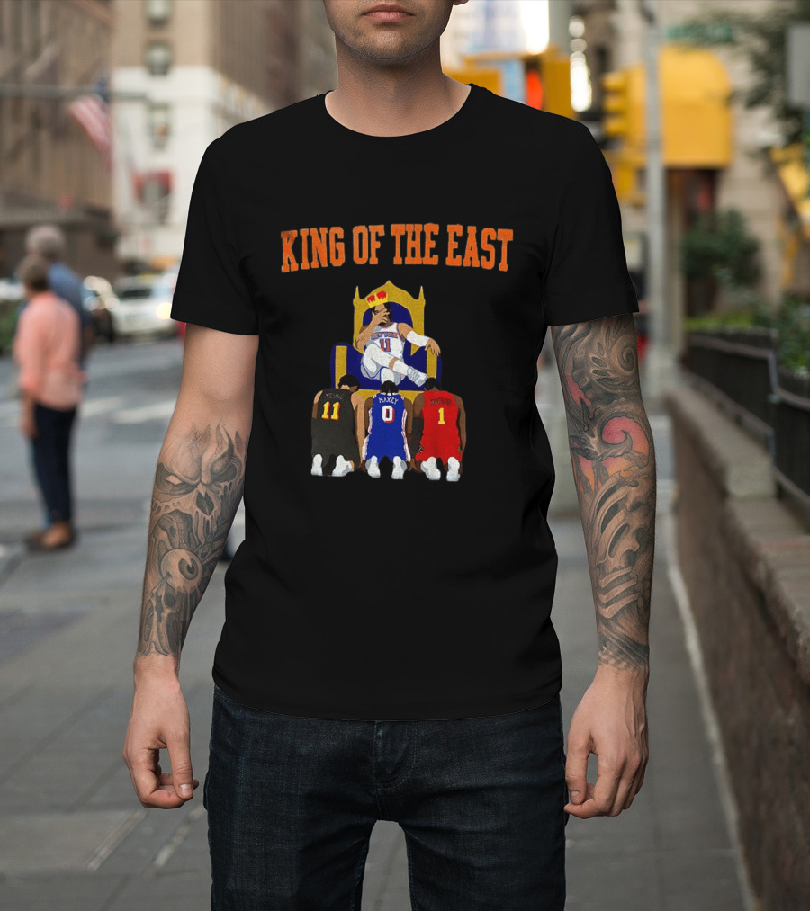 New York Knicks Jalen Brunson King Of The East NBA Basketball T-Shirt