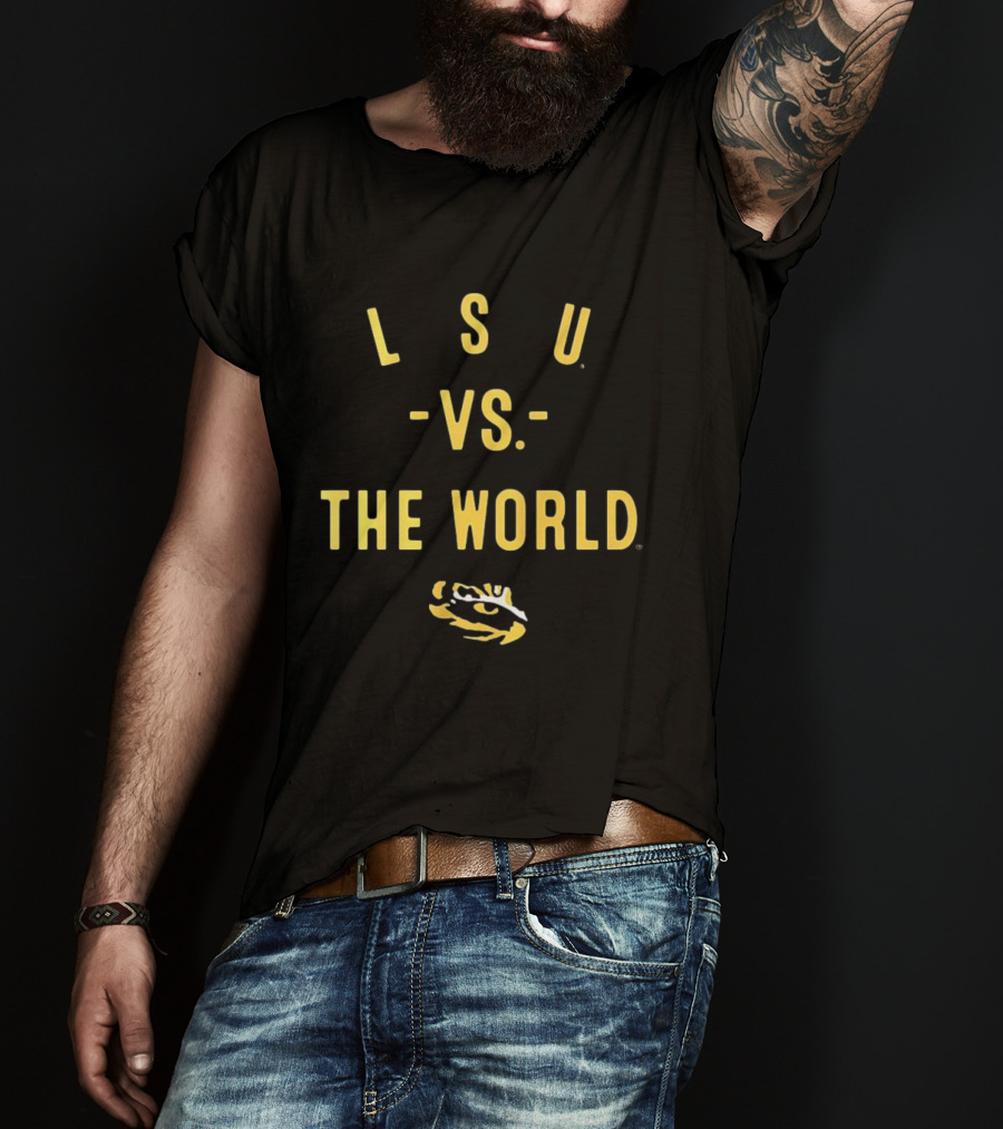 LSU Tigers Vs The World 2026 College Football Rivalry T-Shirt
