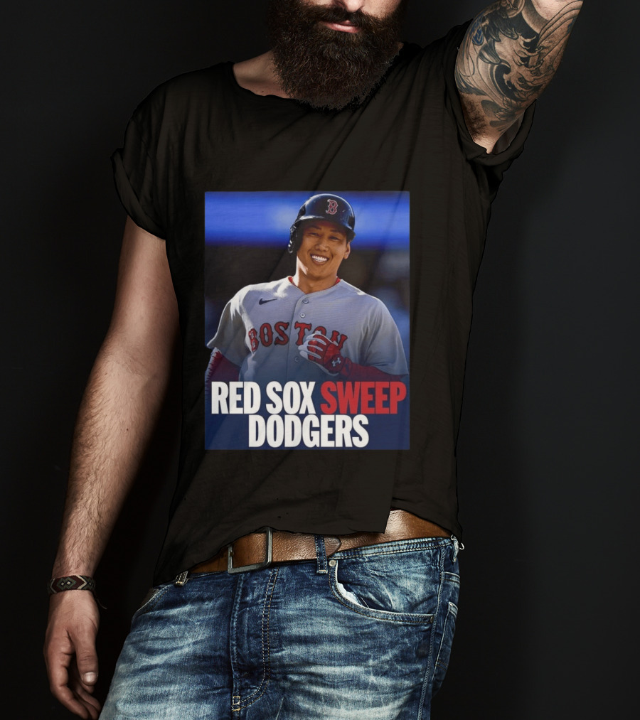 Boston Red Sox Sweep Dodgers Victory Celebration 2026 T-Shirt