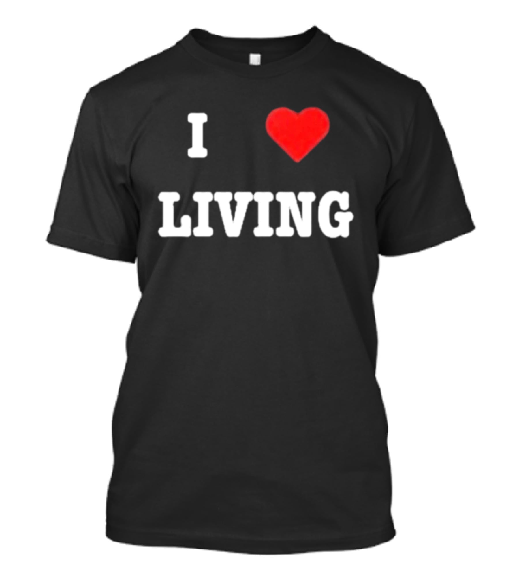 Mxdvs I Love Living Heart T-Shirt