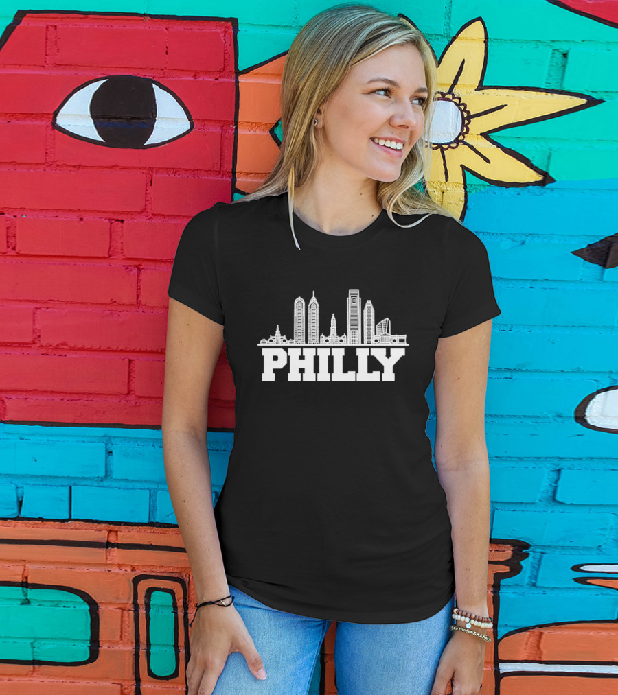 Philadelphia Skyline Philly Cityscape T-Shirt