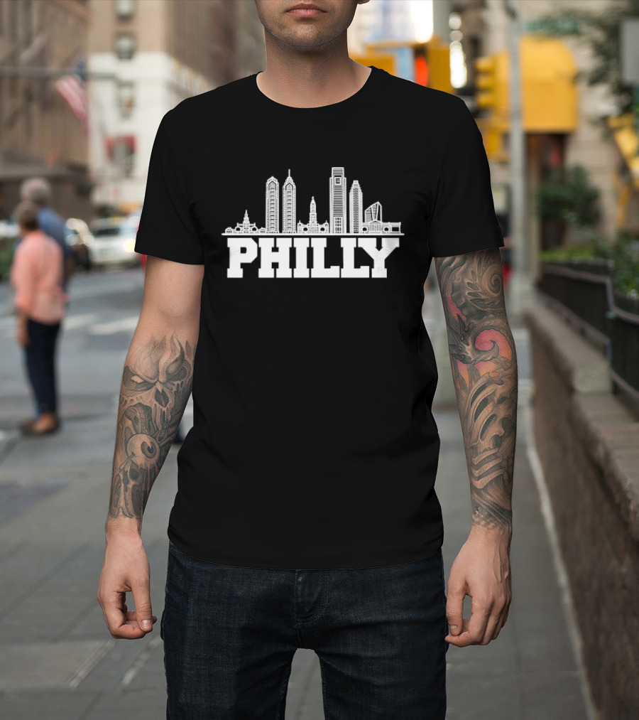 Philadelphia Skyline Philly Cityscape T-Shirt