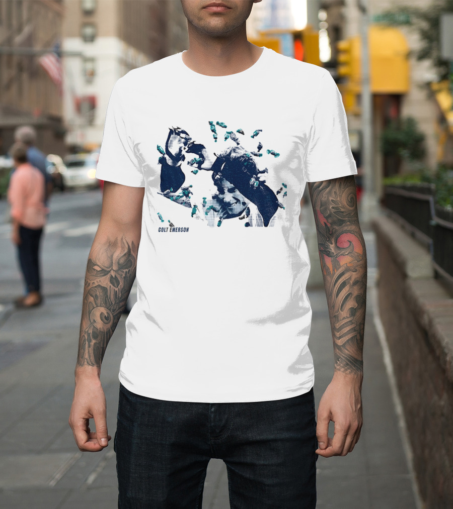 Colt Emerson Walk Off Bubble Gum Bath Mariners Baseball T-Shirt