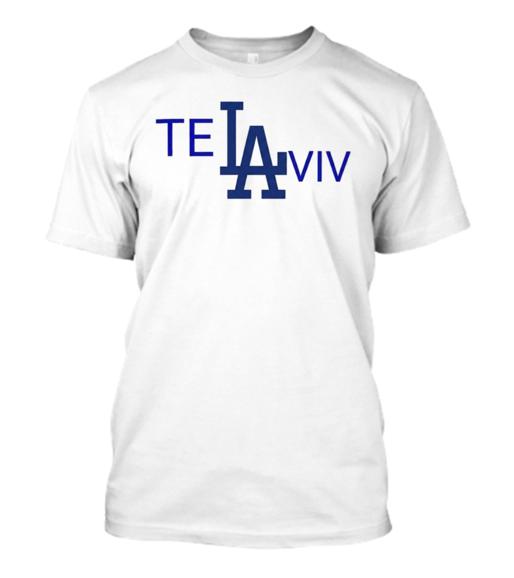 Los Angeles Dodgers Tel Aviv 2026 LA Logo Baseball Connection T-Shirt