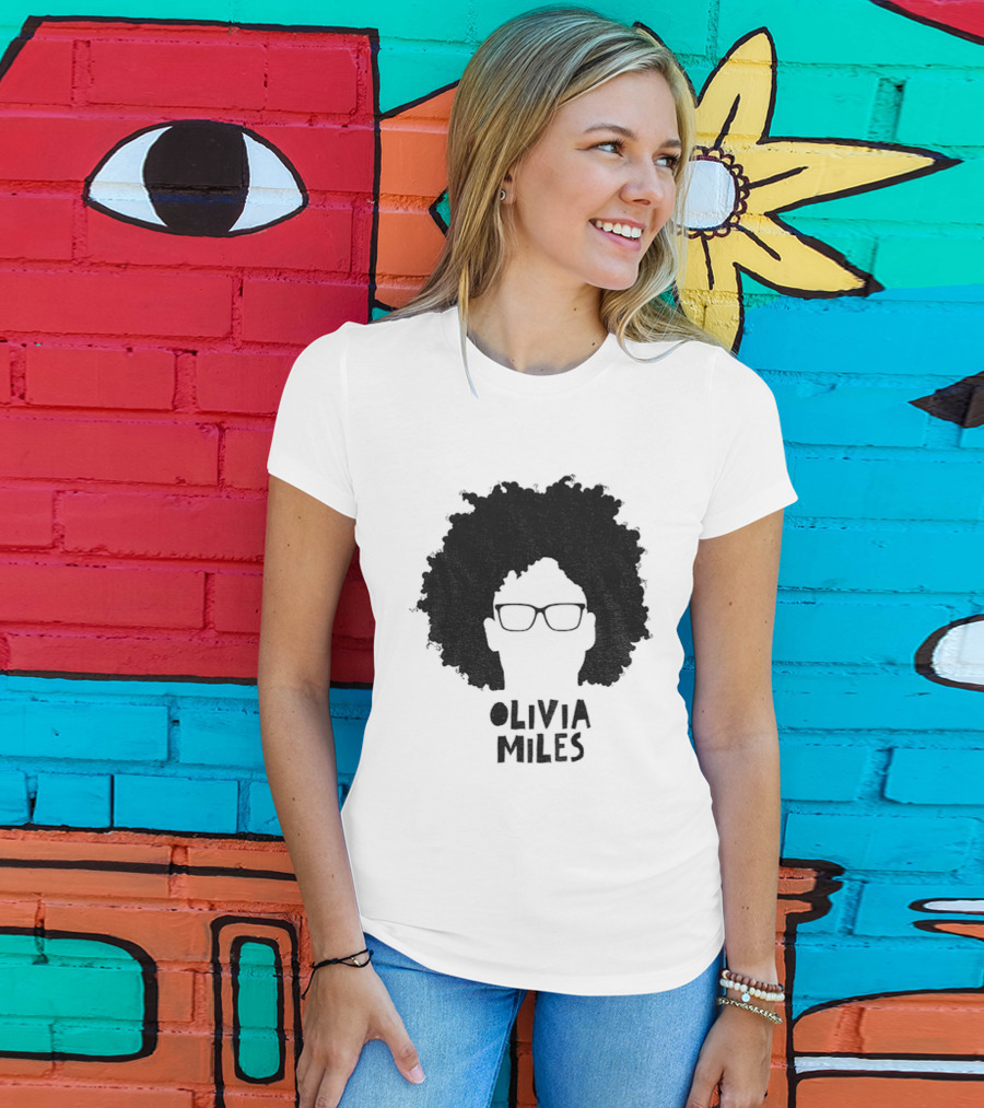 Olivia Miles Afro Glasses Icon WNBA Minnesota Lynx 2026 T-Shirt