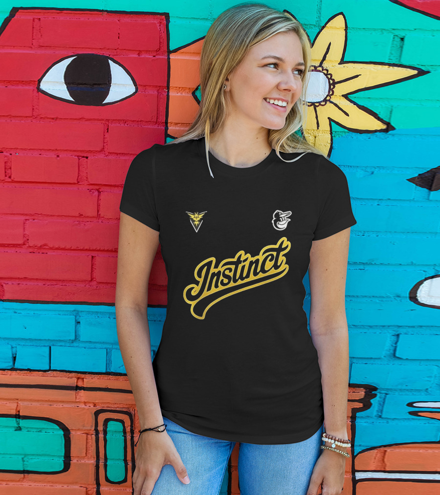Baltimore Orioles Pokémon GO Team Instinct Collaboration 2026 T-Shirt