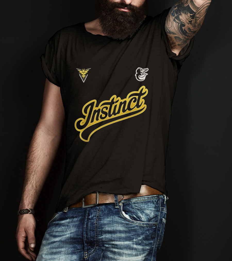 Baltimore Orioles Pokémon GO Team Instinct Collaboration 2026 T-Shirt
