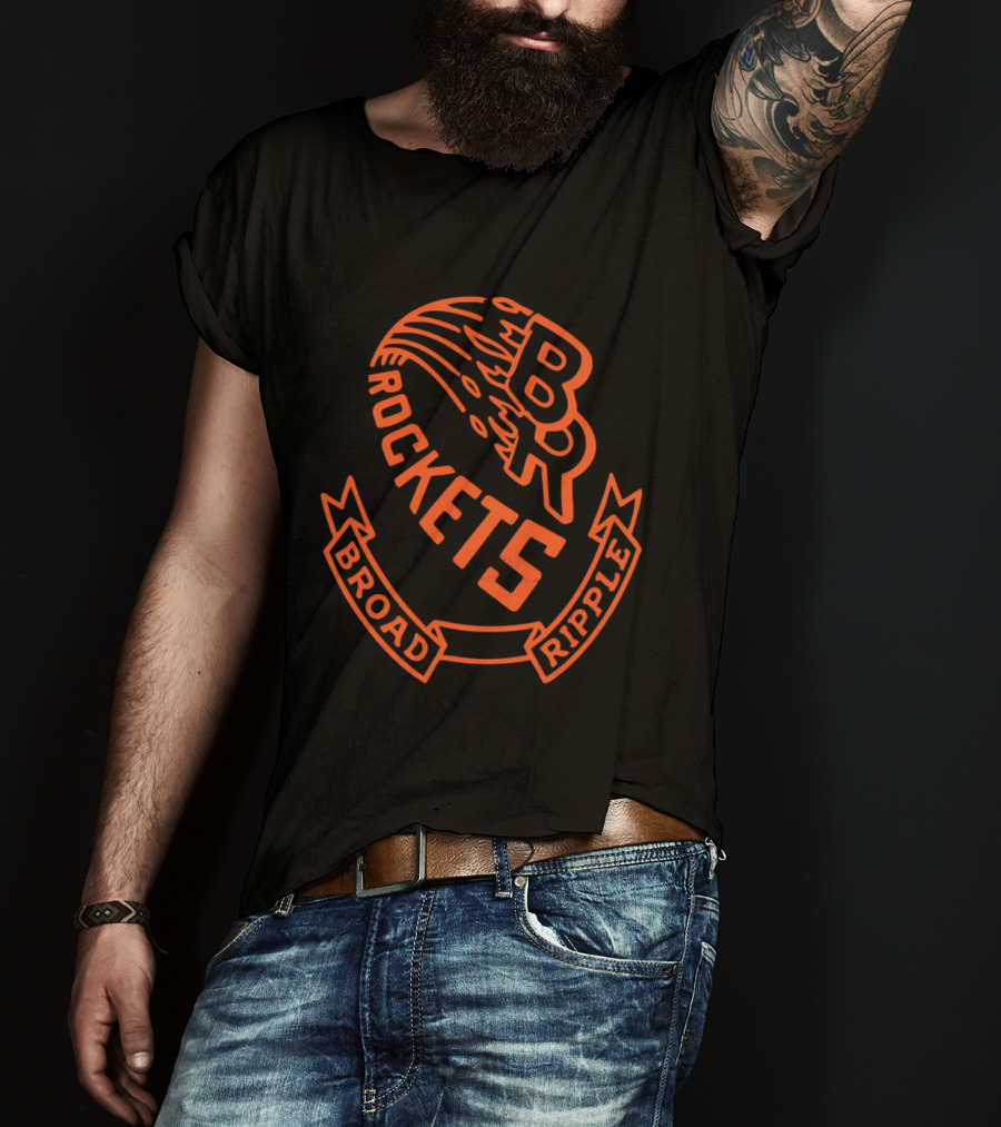 Broad Ripple Rockets BR T-Shirt