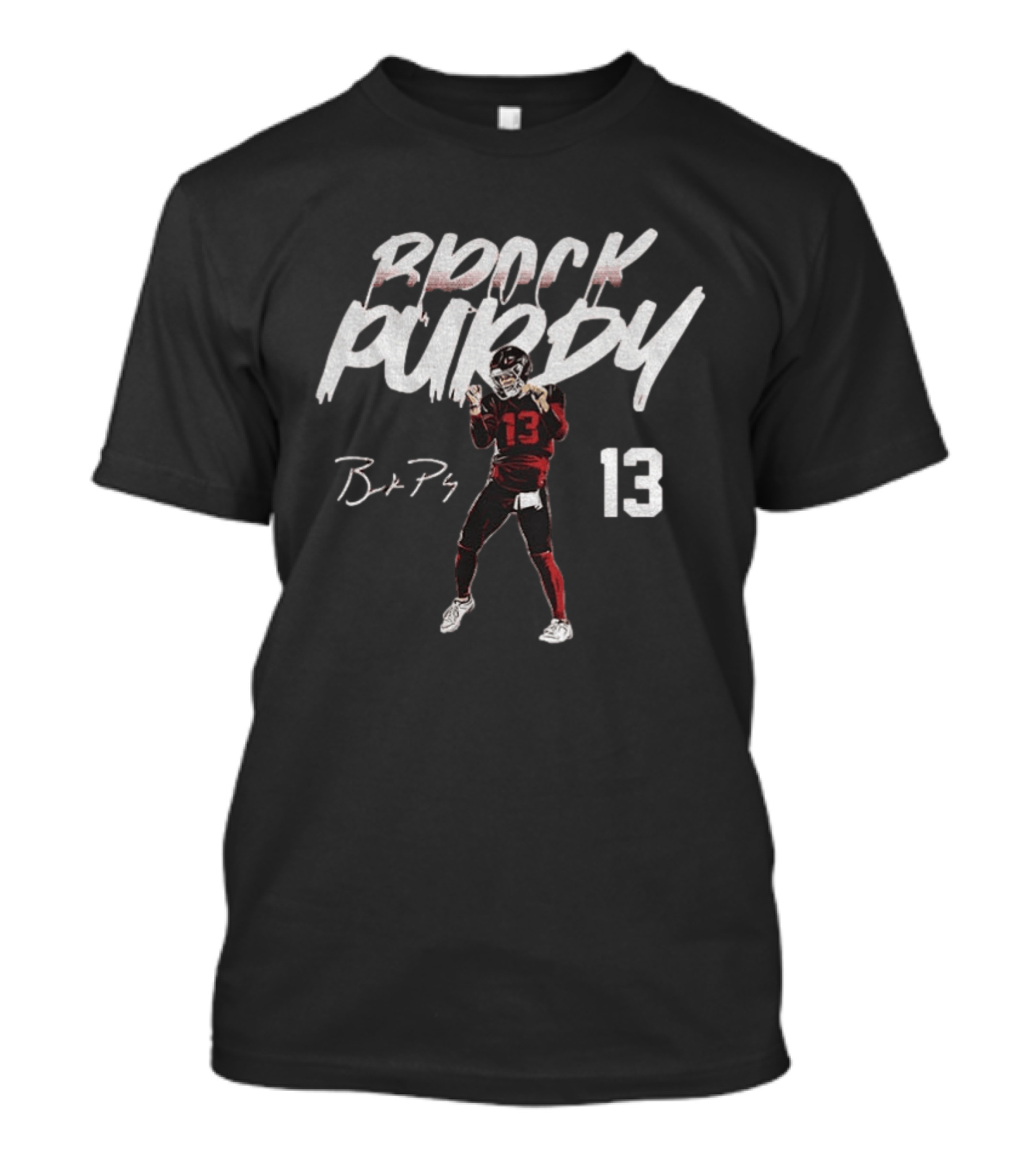 Brock Purdy 13 San Francisco 49ers Signature NFLPA Player T-Shirt