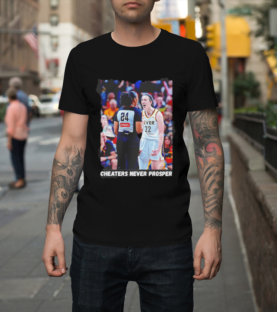 Cheaters Never Prosper 22 Basketball Athlete Intensity Moment T-Shirt