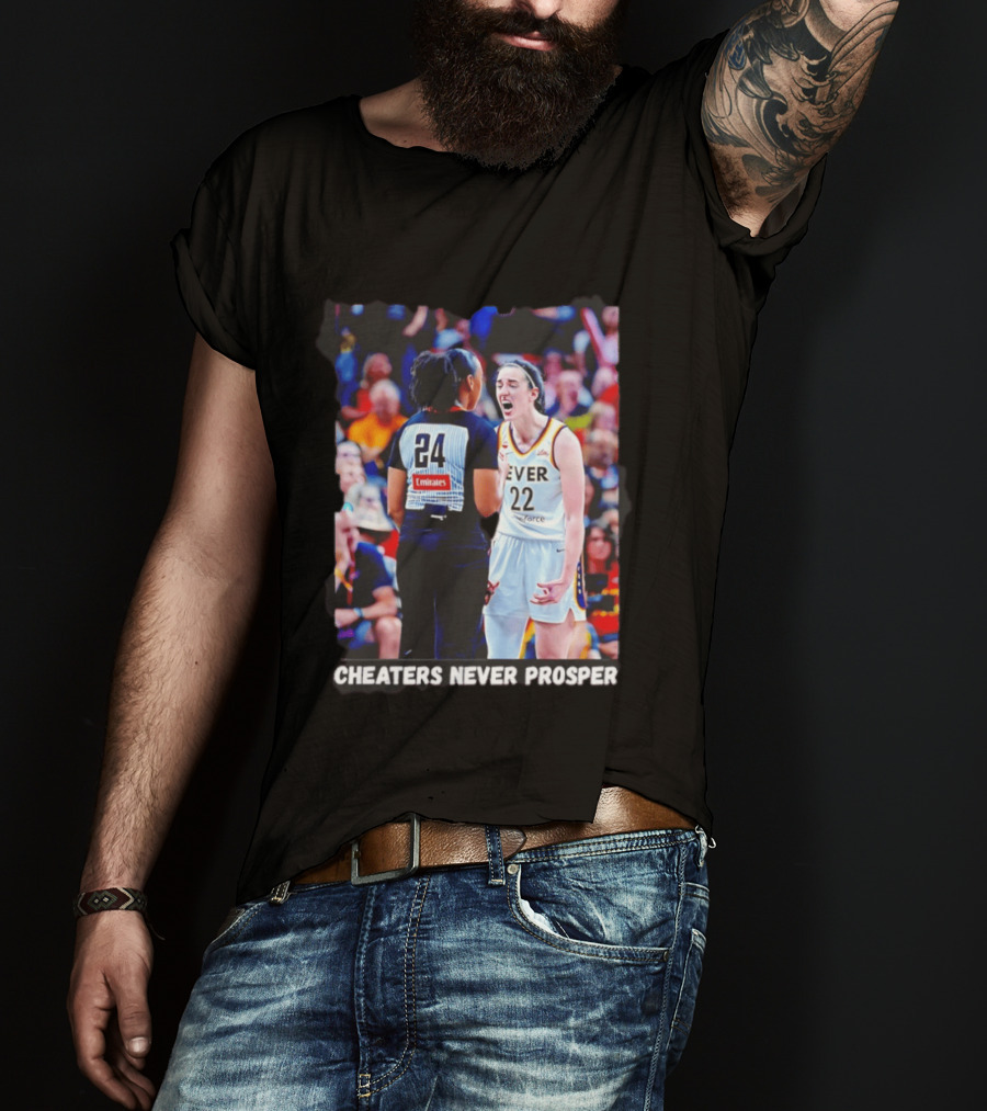 Cheaters Never Prosper 22 Basketball Athlete Intensity Moment T-Shirt