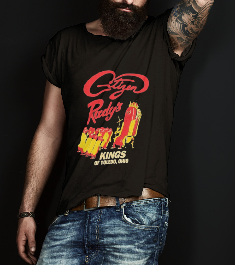 Citizen Rudy's Kings Of Toledo Ohio Hot Dogs T-Shirt