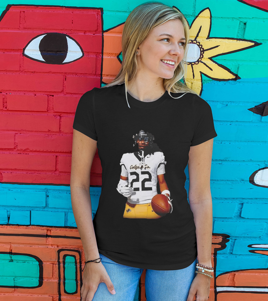 Colquitt County Packers Sean Ethan 22 Football Jersey Player Image T-Shirt