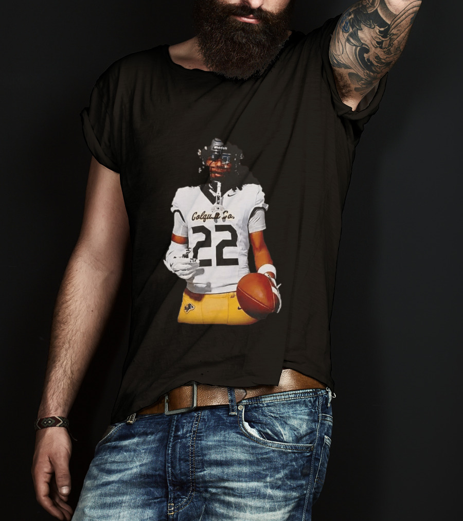 Colquitt County Packers Sean Ethan 22 Football Jersey Player Image T-Shirt
