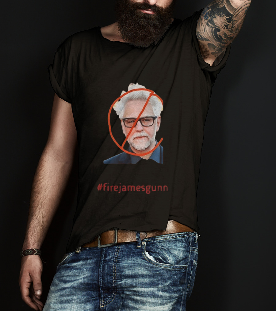 Firejamesgunn Protest James Gunn Director Criticism Controversy T-Shirt
