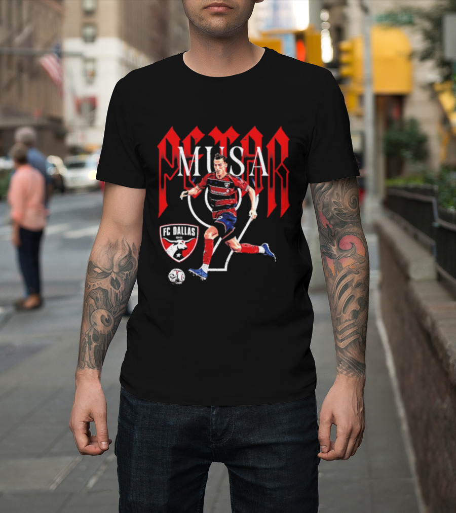 Petar Musa FC Dallas Number 9 Player Soccer T-Shirt