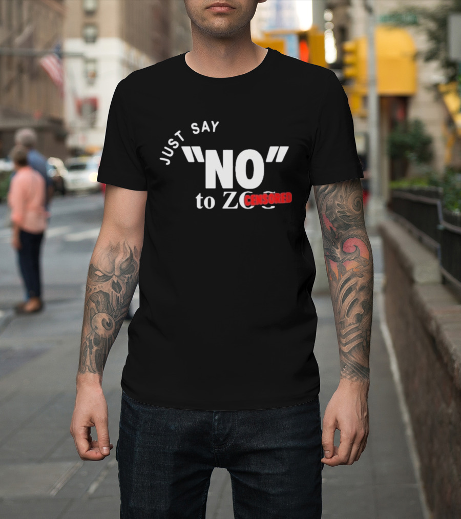 Randy Weaver Just Say No To Censored Zero T-Shirt