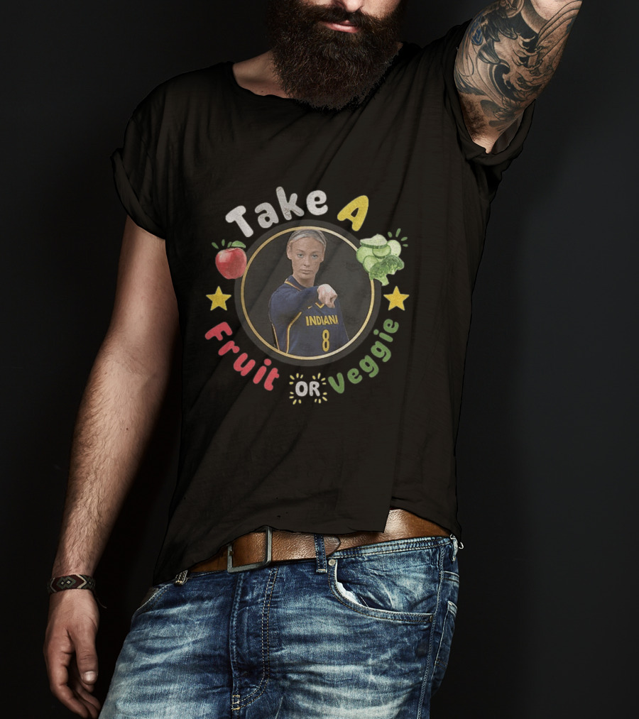 Take A Fruit Or Veggie Indiana 8 Sophie Cunningham Pointing Meme T-Shirt