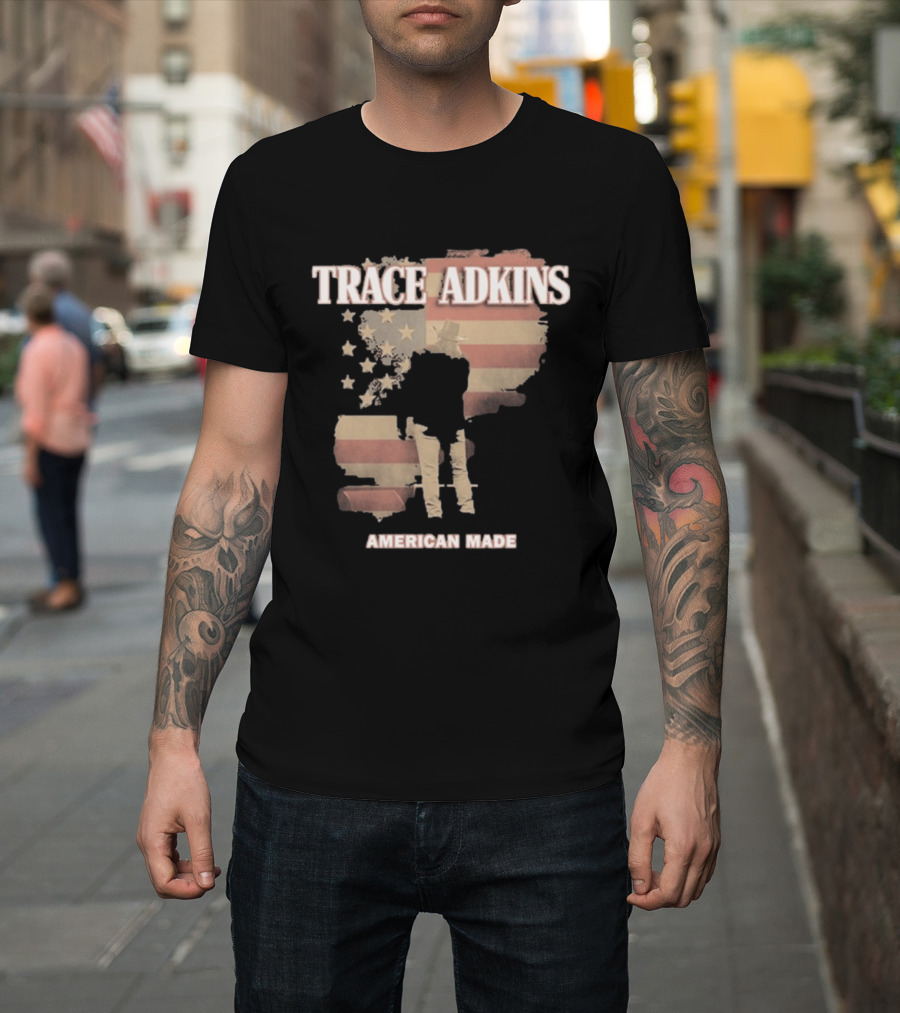 Trace Adkins American Made USA Flag Stars And Stripes T-Shirt