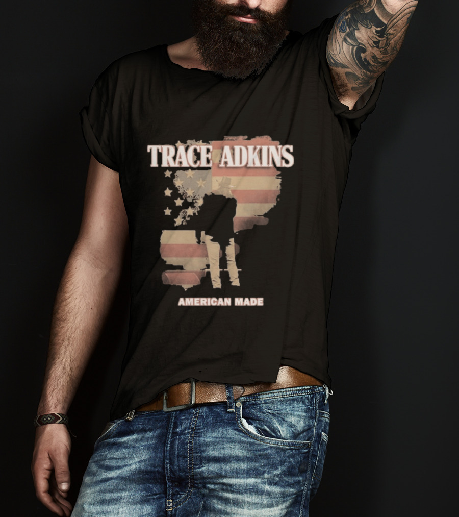 Trace Adkins American Made USA Flag Stars And Stripes T-Shirt