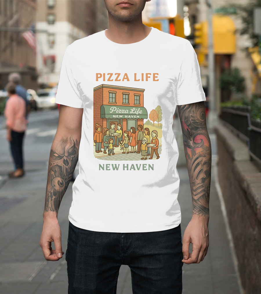 Pizza Life New Haven Family Gathering At Pizzeria T-Shirt