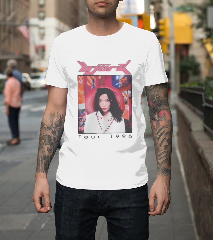 Björk Tour 1996 Post Icelandic Singer T-Shirt
