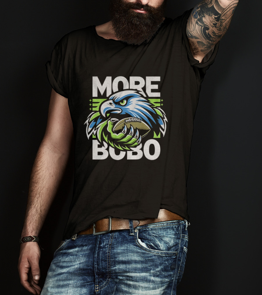Jake Bobo More Bobo Seattle Seahawks Football Vibrant Gradient 2025 T-Shirt