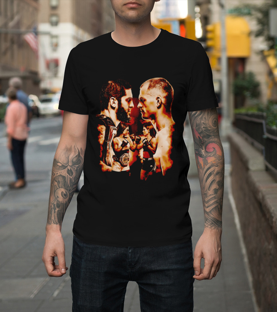 UFC 330 Matchup Islam Makhachev Vs Alexander Volkanovski Face Off T-Shirt