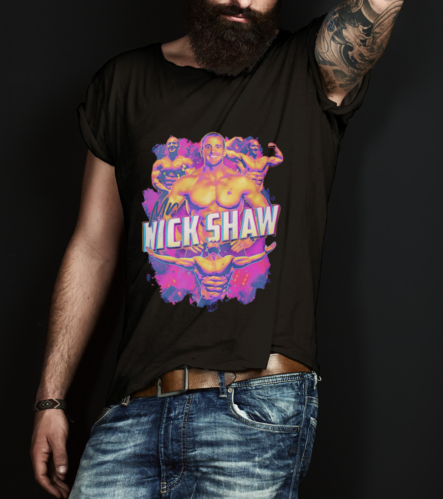Mr Nick Shaw Bodybuilding Motivation Fitness Enthusiast Hype T-Shirt