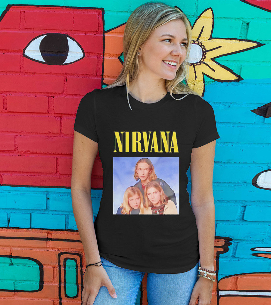 Nirvana Hanson Trio Blue Cloud Bootleg T-Shirt