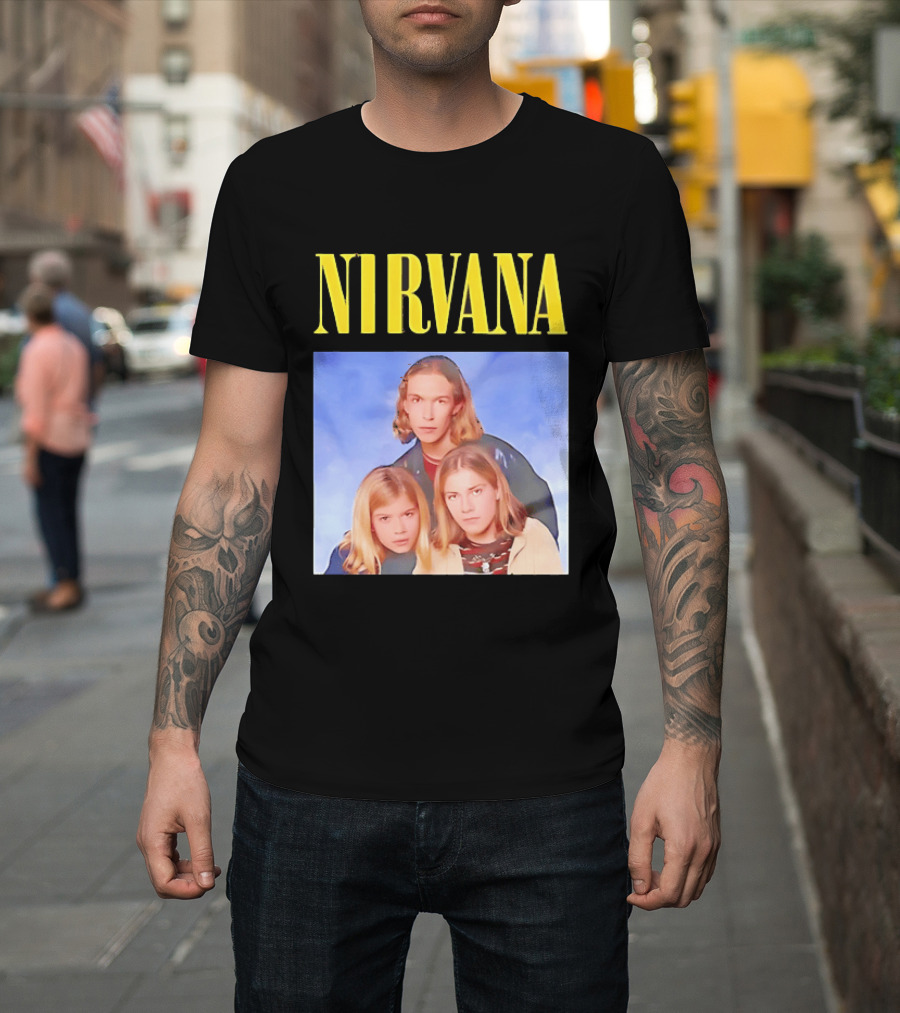 Nirvana Hanson Trio Blue Cloud Bootleg T-Shirt