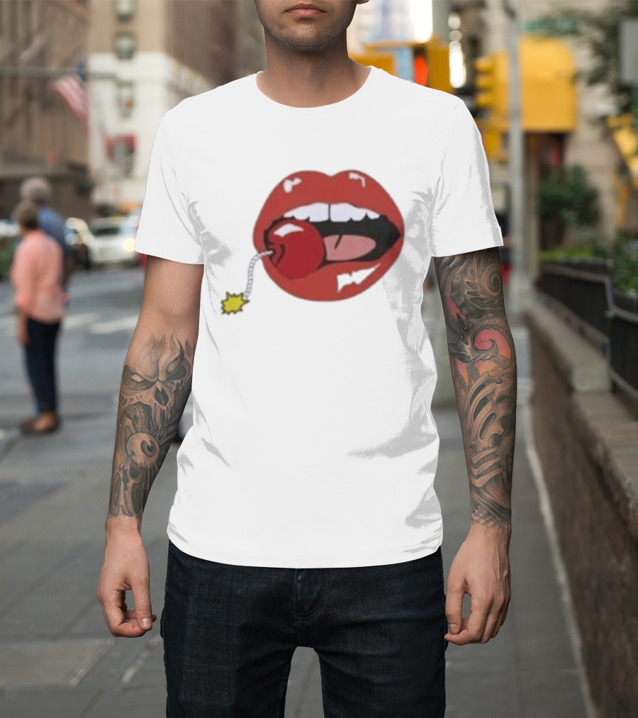 Argylle Aidan Wilde Cherry Lips Bomb T-Shirt
