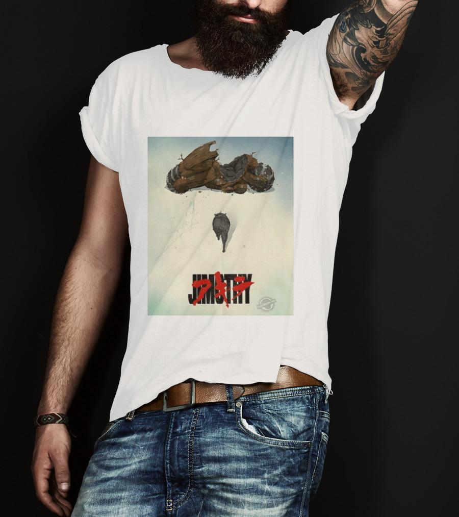 Jimothy Akira Kaneda Bike Homage Neo Tokyo Anime T-Shirt