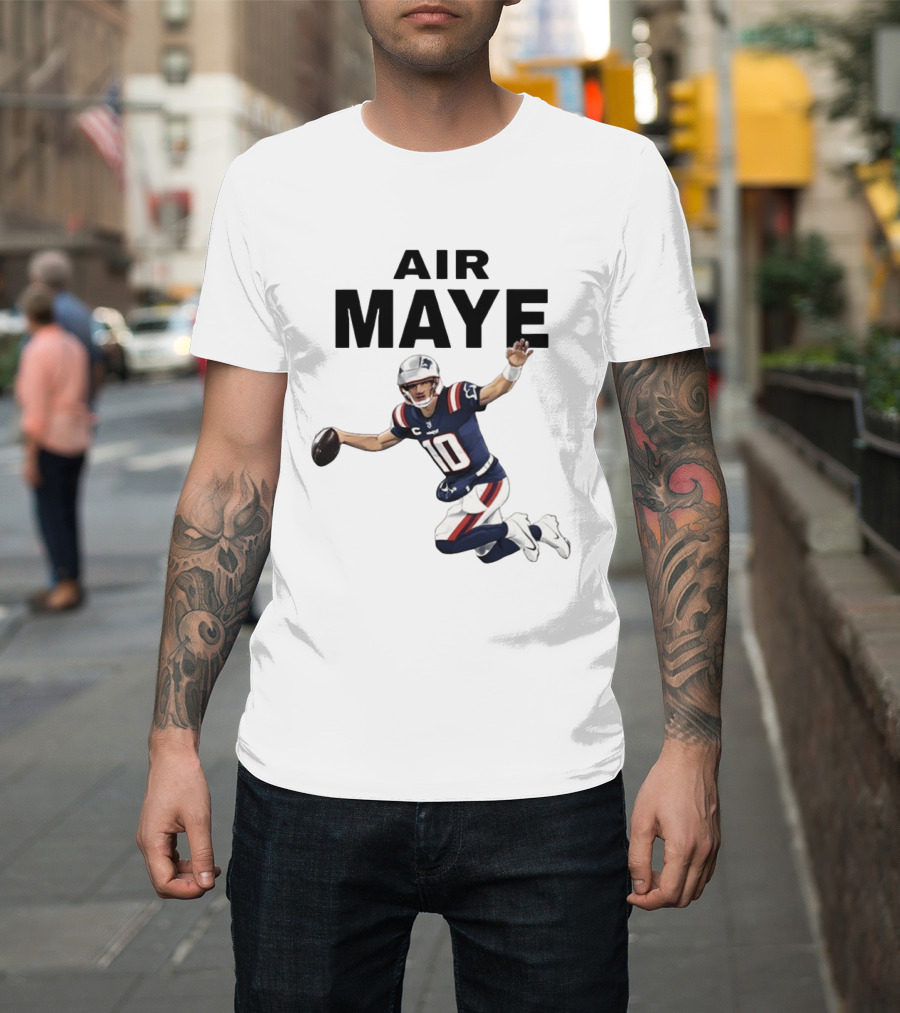 New England Football Air Maye Quarterback Number 10 T-Shirt